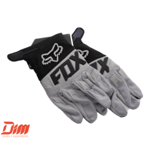 Guantes Fox Gris y Negro para Motociclista