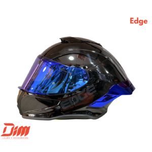Casco Integral EDGE Helmet Negro Brillante