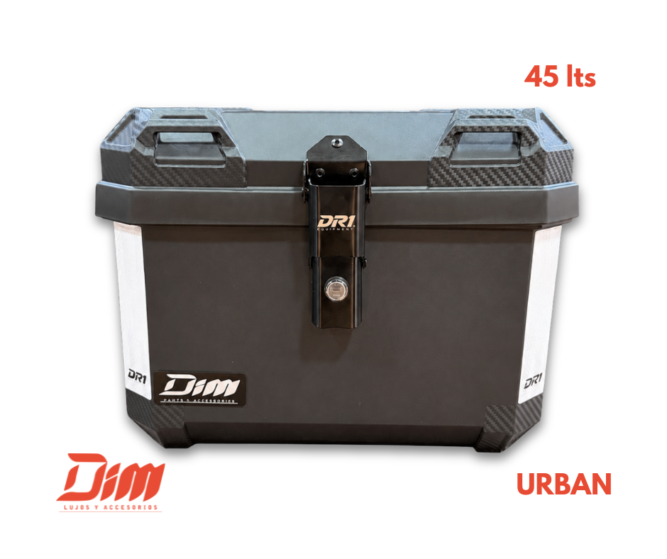 Baúl Urban 45 L en Polipropileno para Moto