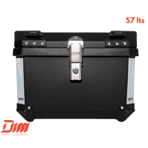 Baúl DR1 57 L para Moto – Negro