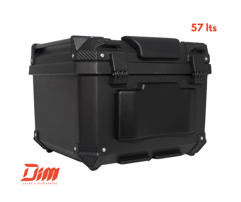 Baúl DR1 57 L para Moto – Negro - Image 3