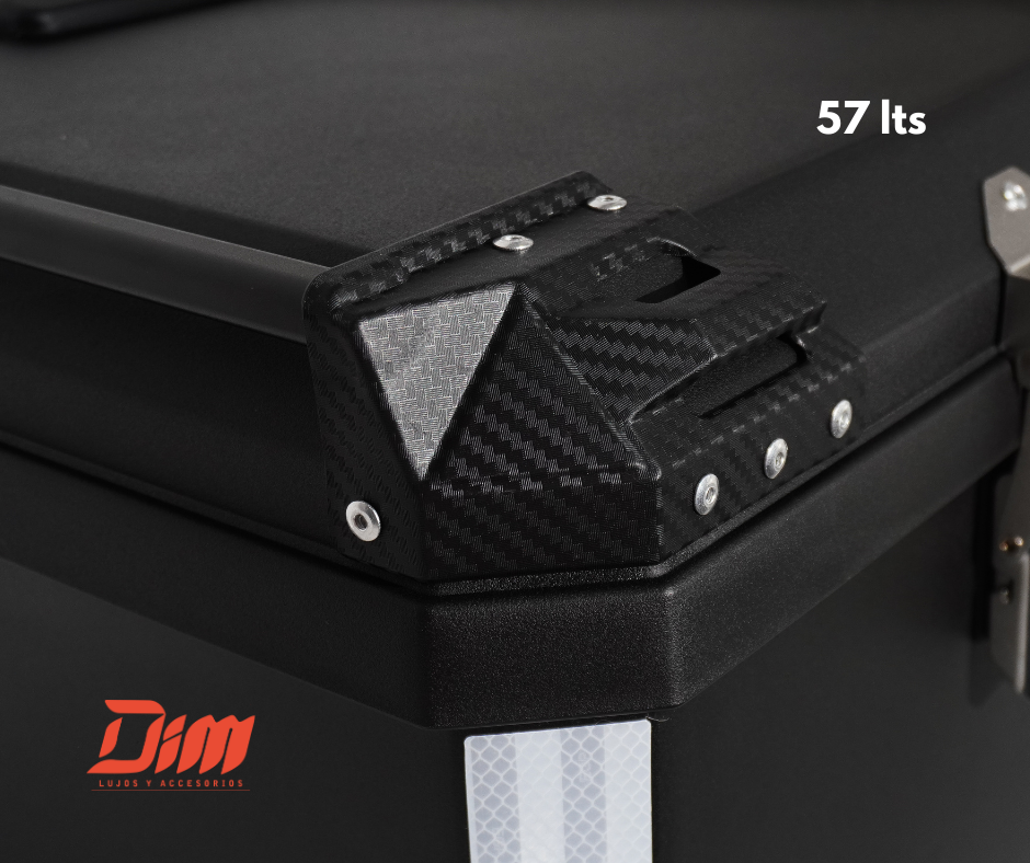 Baúl DR1 57 L para Moto – Negro - Image 5