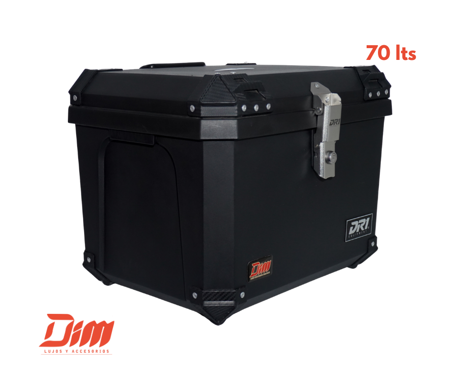 Baúl DR1 70 L para Moto – Negro - Image 2