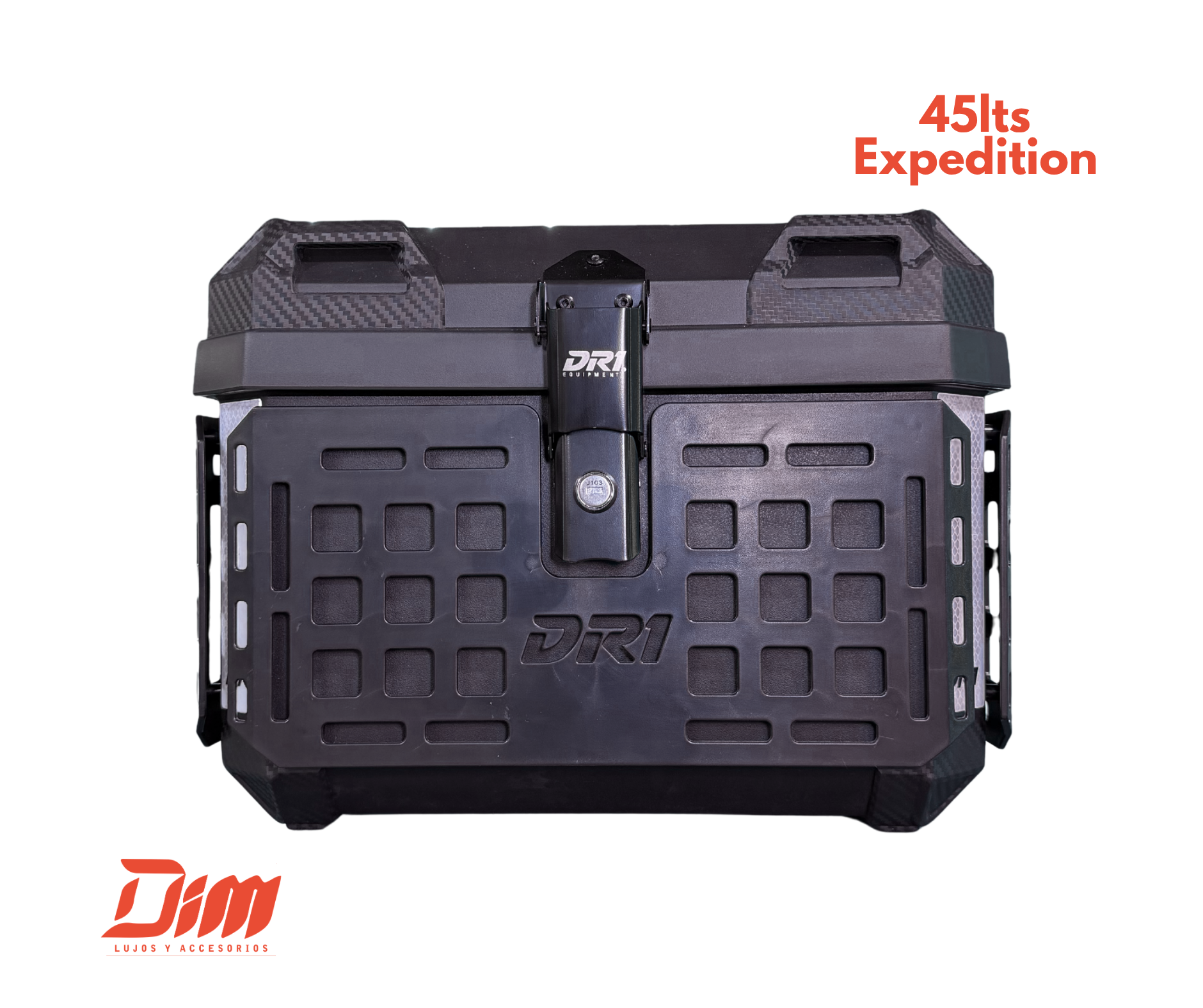 Baúl DR1 Expedition 45 L en Polipropileno para Moto