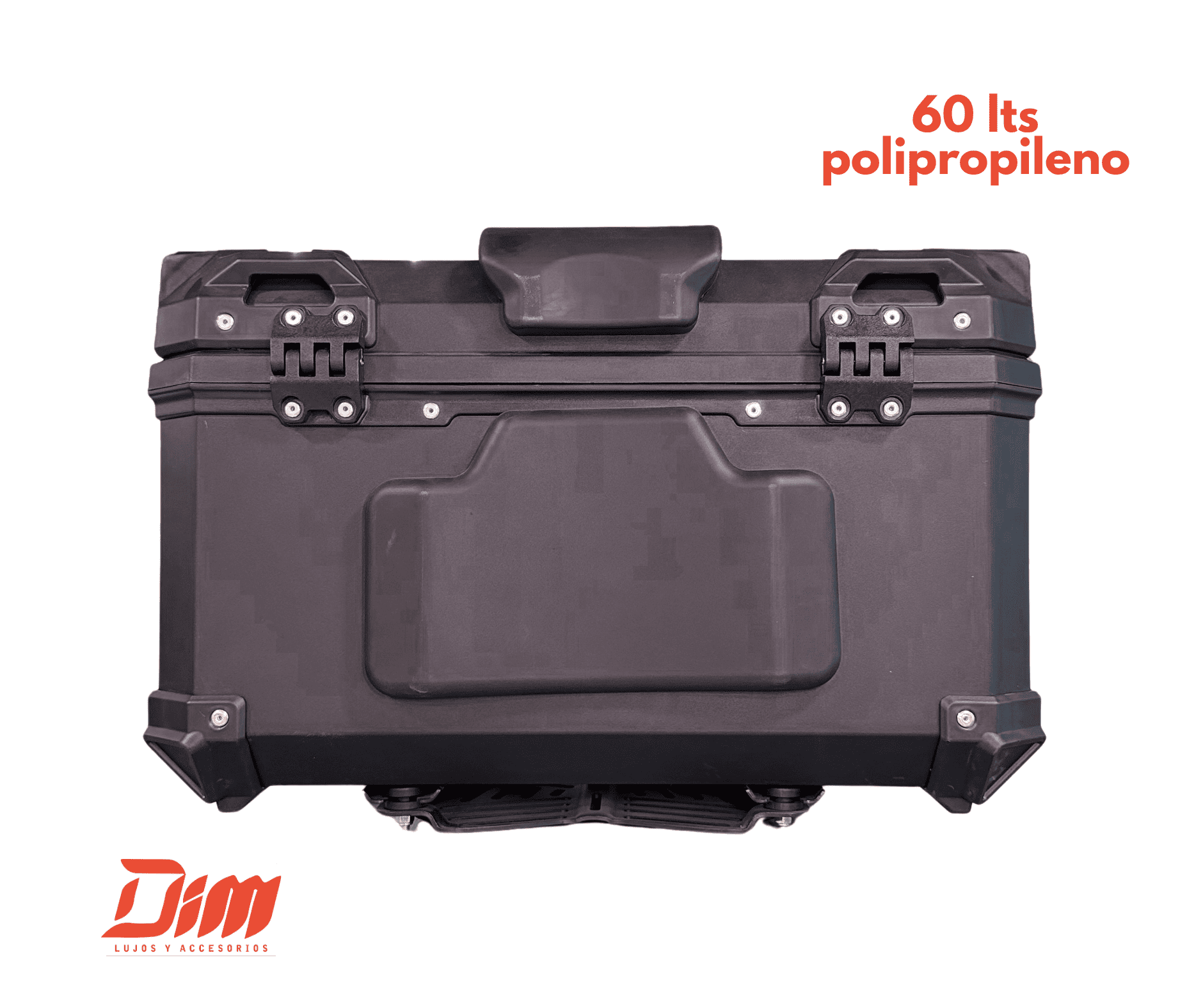 Baúl Molta 60 L en Polipropileno con Base Metálica para Moto - Image 2