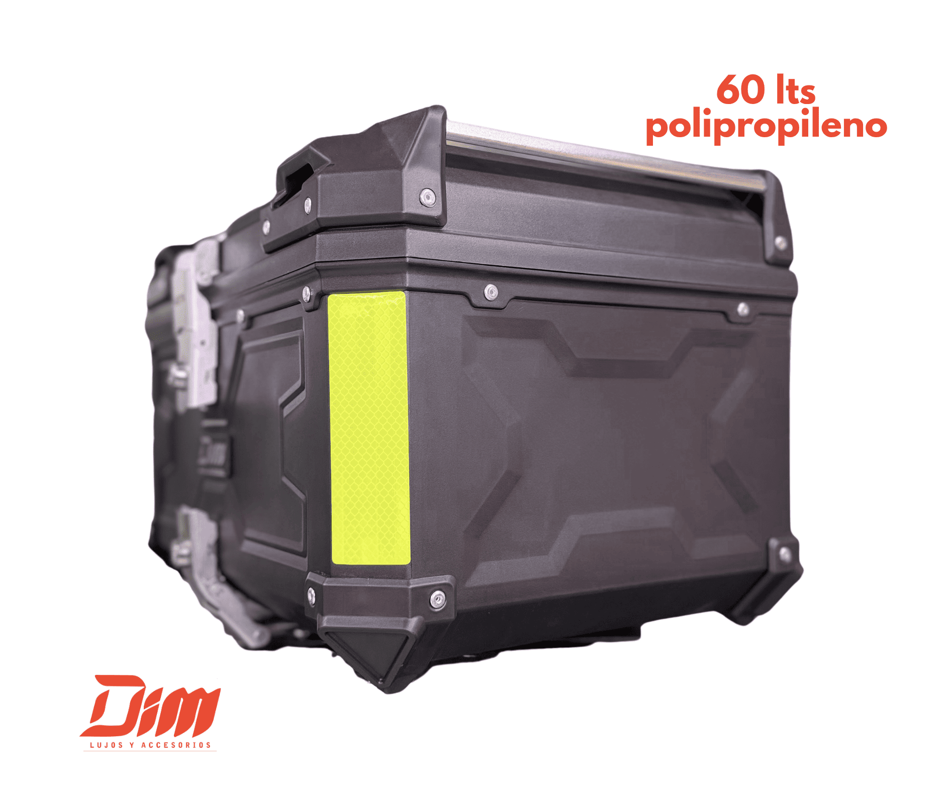 Baúl Molta 60 L en Polipropileno con Base Metálica para Moto - Image 3