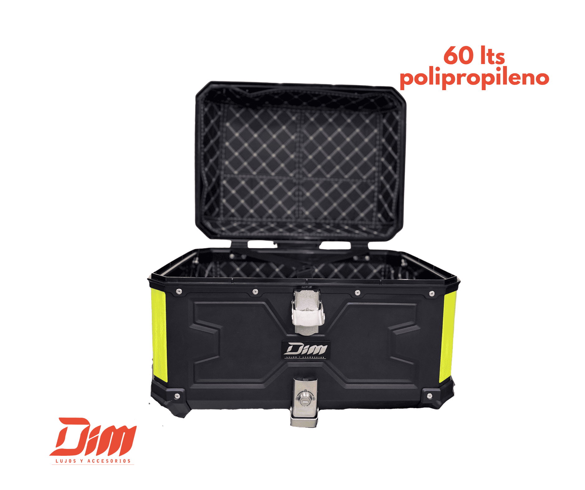Baúl Molta 60 L en Polipropileno con Base Metálica para Moto - Image 4