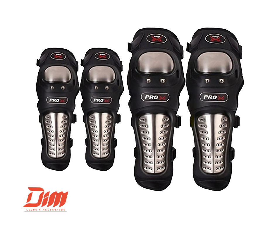 Kit de Rodilleras y Coderas Pro X para Motociclista